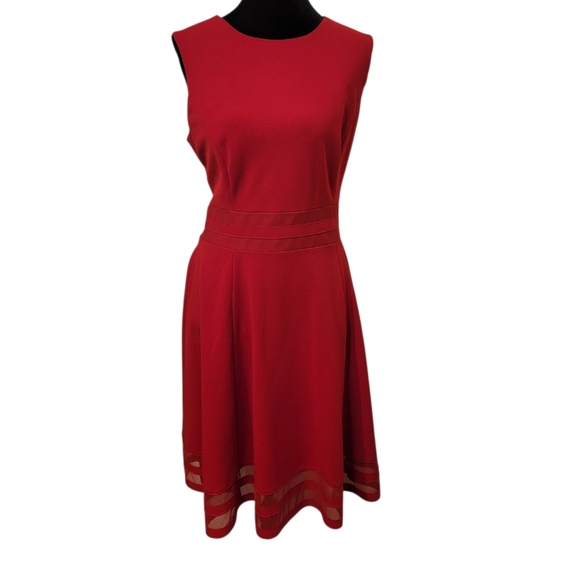 Calvin Klein Dresses & Skirts - Calvin Klein Red Sheath Mini Dress